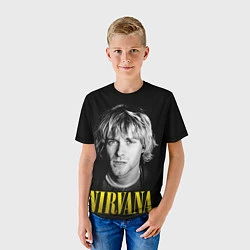 Футболка детская Nirvana - Kurt Donald Cobain, цвет: 3D-принт — фото 2