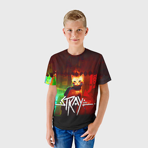 Детская футболка Stray: Бродяжка / 3D-принт – фото 3