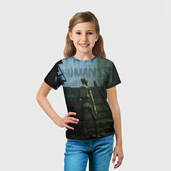Футболка детская Бродячий Кот, цвет: 3D-принт — фото 2
