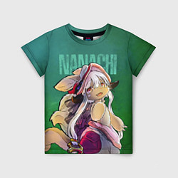Футболка детская Made in Abyss аниме Наначи, цвет: 3D-принт