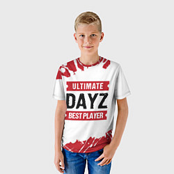 Футболка детская DayZ: best player ultimate, цвет: 3D-принт — фото 2