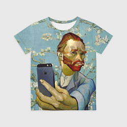 Футболка детская Ван Гог Селфи - Арт Портрет, цвет: 3D-принт