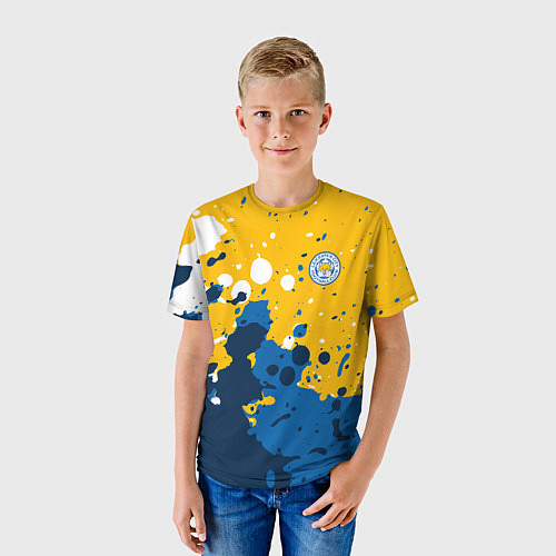 Детская футболка Сборная Уругвая Краска / 3D-принт – фото 3