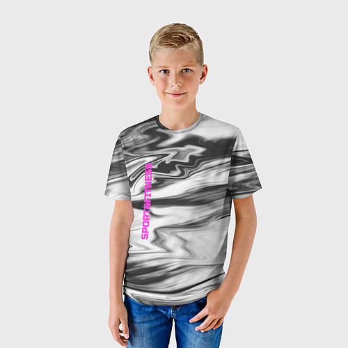 Детская футболка SPORT&FITNESS / 3D-принт – фото 3