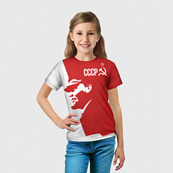 Футболка детская СССР Владимир Ильич Ленин, цвет: 3D-принт — фото 2