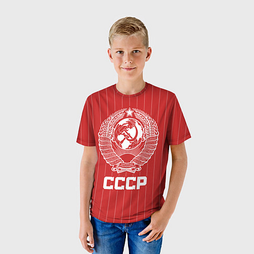 Детская футболка Герб СССР Советский союз / 3D-принт – фото 3
