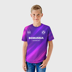 Футболка детская Borussia legendary sport grunge, цвет: 3D-принт — фото 2