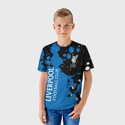 Детская футболка Liverpool Краска / 3D-принт – фото 3