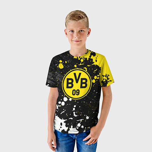 Детская футболка Borussia Краска / 3D-принт – фото 3