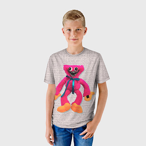 Детская футболка Киси Миси объёмная игрушка - Kissy Missy / 3D-принт – фото 3
