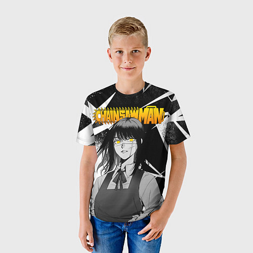 Детская футболка Митака : Человек-бензопила / 3D-принт – фото 3