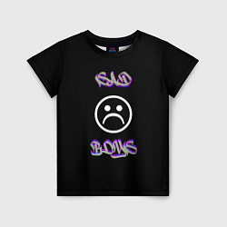 Футболка детская Sad boys лого, цвет: 3D-принт