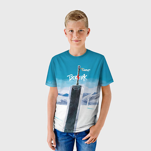Детская футболка Берсерк Меч Воткнут В Землю / 3D-принт – фото 3