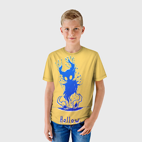 Детская футболка Hollow Рыцарь в синем градиенте Hollow Knight / 3D-принт – фото 3