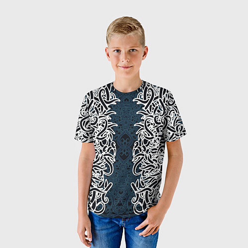 Детская футболка Белый шум / 3D-принт – фото 3