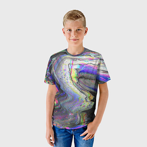 Детская футболка Ликвид / 3D-принт – фото 3