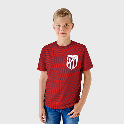 Детская футболка Atletico Madrid отпечатки / 3D-принт – фото 3