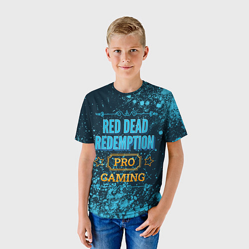 Детская футболка Игра Red Dead Redemption: pro gaming / 3D-принт – фото 3