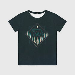 Футболка детская Созвездие медведицы, цвет: 3D-принт