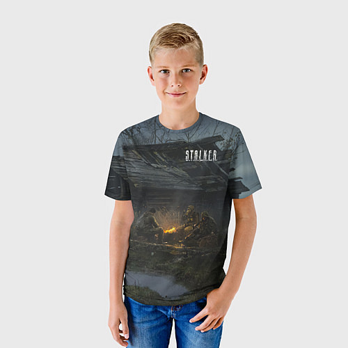 Детская футболка STALKER Привал / 3D-принт – фото 3