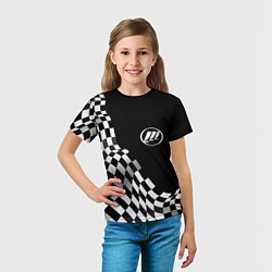 Футболка детская Lifan racing flag, цвет: 3D-принт — фото 2