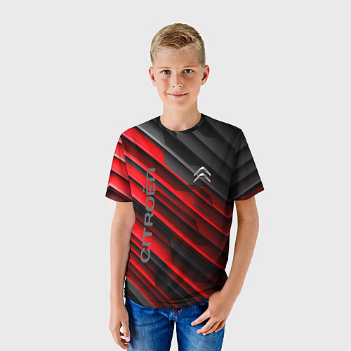 Детская футболка Citroёn - sport / 3D-принт – фото 3