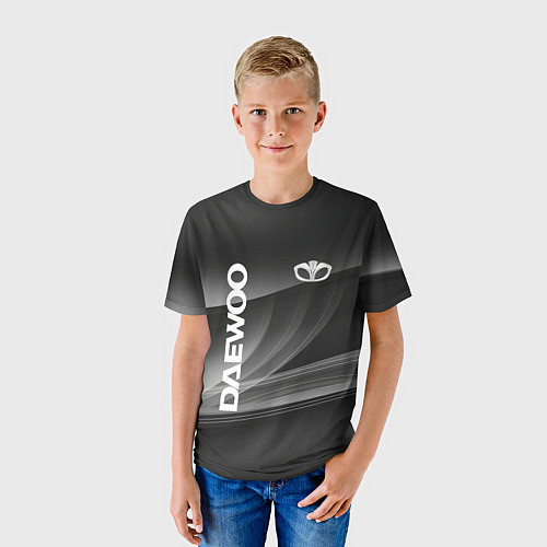 Детская футболка Daewoo - абстракция / 3D-принт – фото 3
