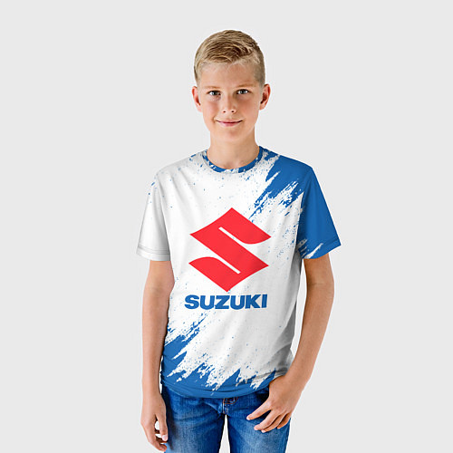 Детская футболка Suzuki - texture / 3D-принт – фото 3