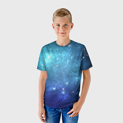 Детская футболка Ледяная туманность / 3D-принт – фото 3