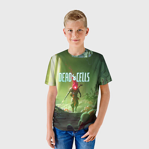Детская футболка Дед селлс арт / 3D-принт – фото 3