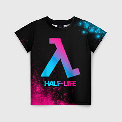 Футболка детская Half-Life - neon gradient, цвет: 3D-принт