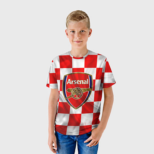 Детская футболка ФК Арсенал Шах и Мат / 3D-принт – фото 3