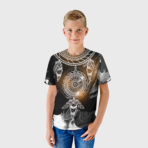 Детская футболка В стиле бохо / 3D-принт – фото 3