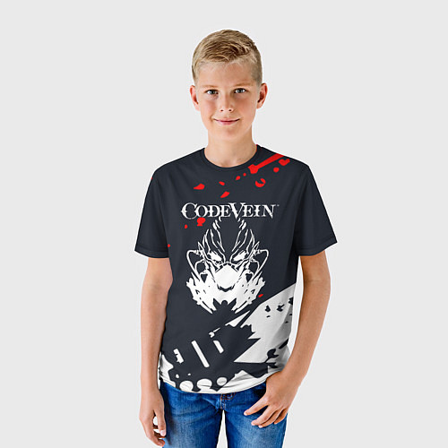 Детская футболка Code vein Краска / 3D-принт – фото 3