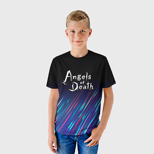 Детская футболка Angels of Death stream / 3D-принт – фото 3