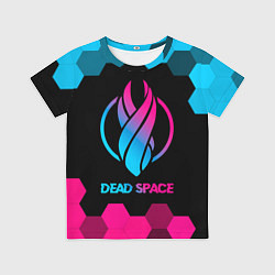 Футболка детская Dead Space - neon gradient, цвет: 3D-принт