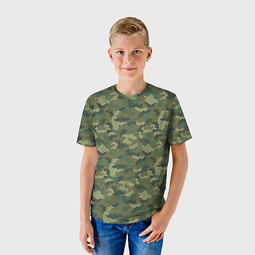 Детская футболка Милитари звезда мини / 3D-принт – фото 3