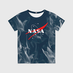 Футболка детская Nasa пламя, цвет: 3D-принт