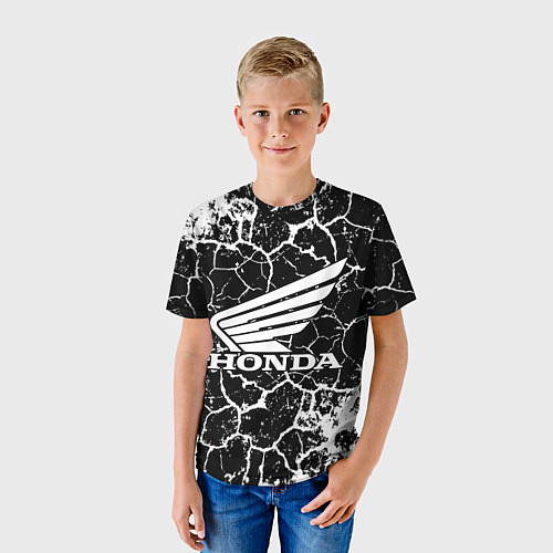 Детская футболка Honda logo арт / 3D-принт – фото 3