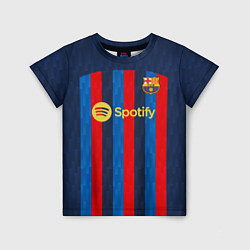 Футболка детская Ферран Торрес Барселона форма 20222023, цвет: 3D-принт