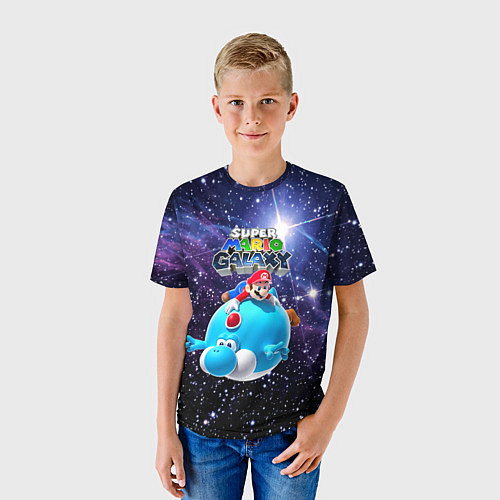 Детская футболка Super Mario Galaxy - Nintendo / 3D-принт – фото 3