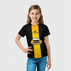 Футболка детская Авто ford mustang, цвет: 3D-принт — фото 2