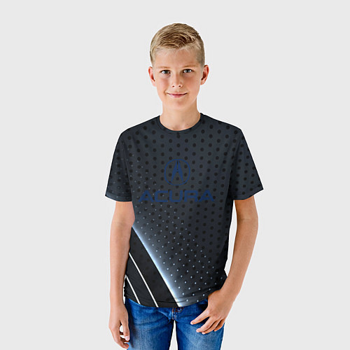 Детская футболка Acura абстракция / 3D-принт – фото 3