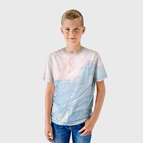 Детская футболка Нежность рассвета / 3D-принт – фото 3