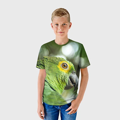 Детская футболка Попугaй / 3D-принт – фото 3