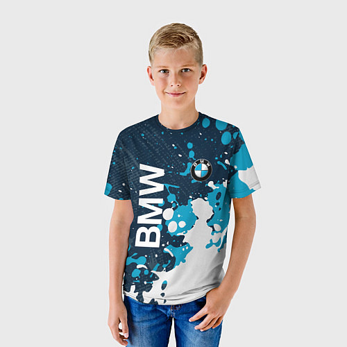 Детская футболка Bmw Краска / 3D-принт – фото 3