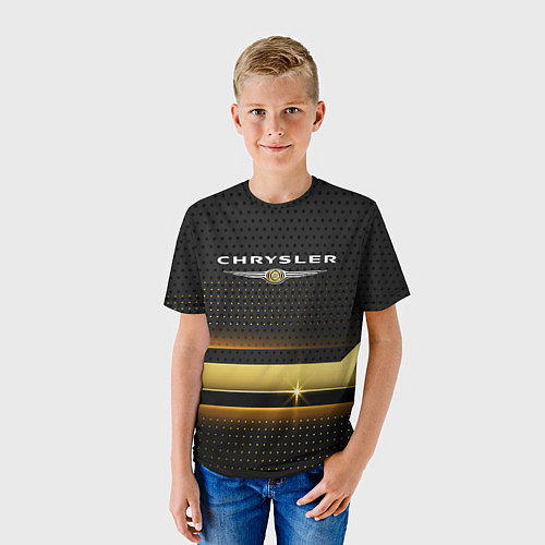 Детская футболка Chrysler abstraction / 3D-принт – фото 3