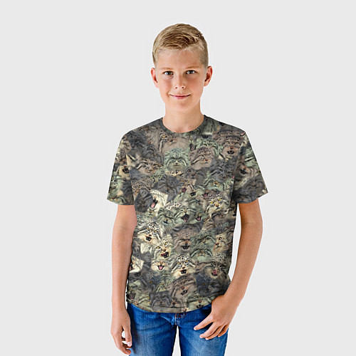 Детская футболка Мануловый камуфляж / 3D-принт – фото 3