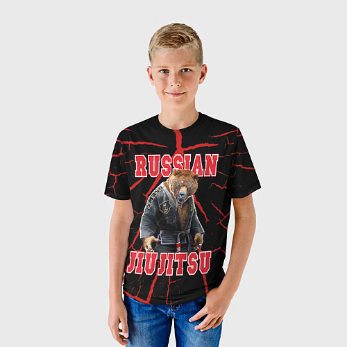 Детская футболка Russian Jii Jitsu / 3D-принт – фото 3
