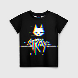 Футболка детская Stray glitch logo, цвет: 3D-принт